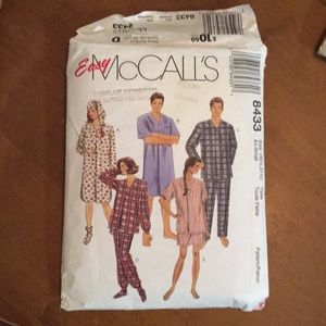 💥3/20💥Easy McCall’s  Sewing Pattern #8433
